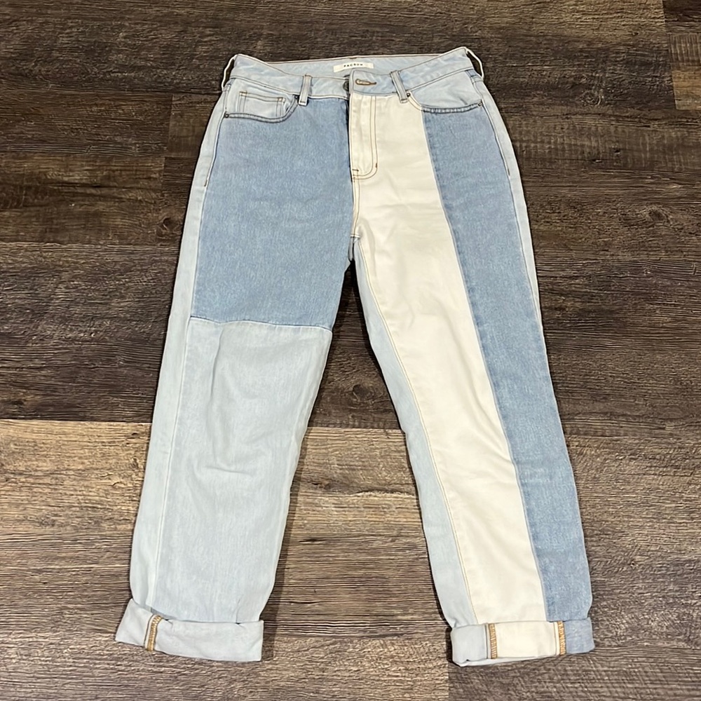 PacSun Eco Hopper Patch Mom Jeans
